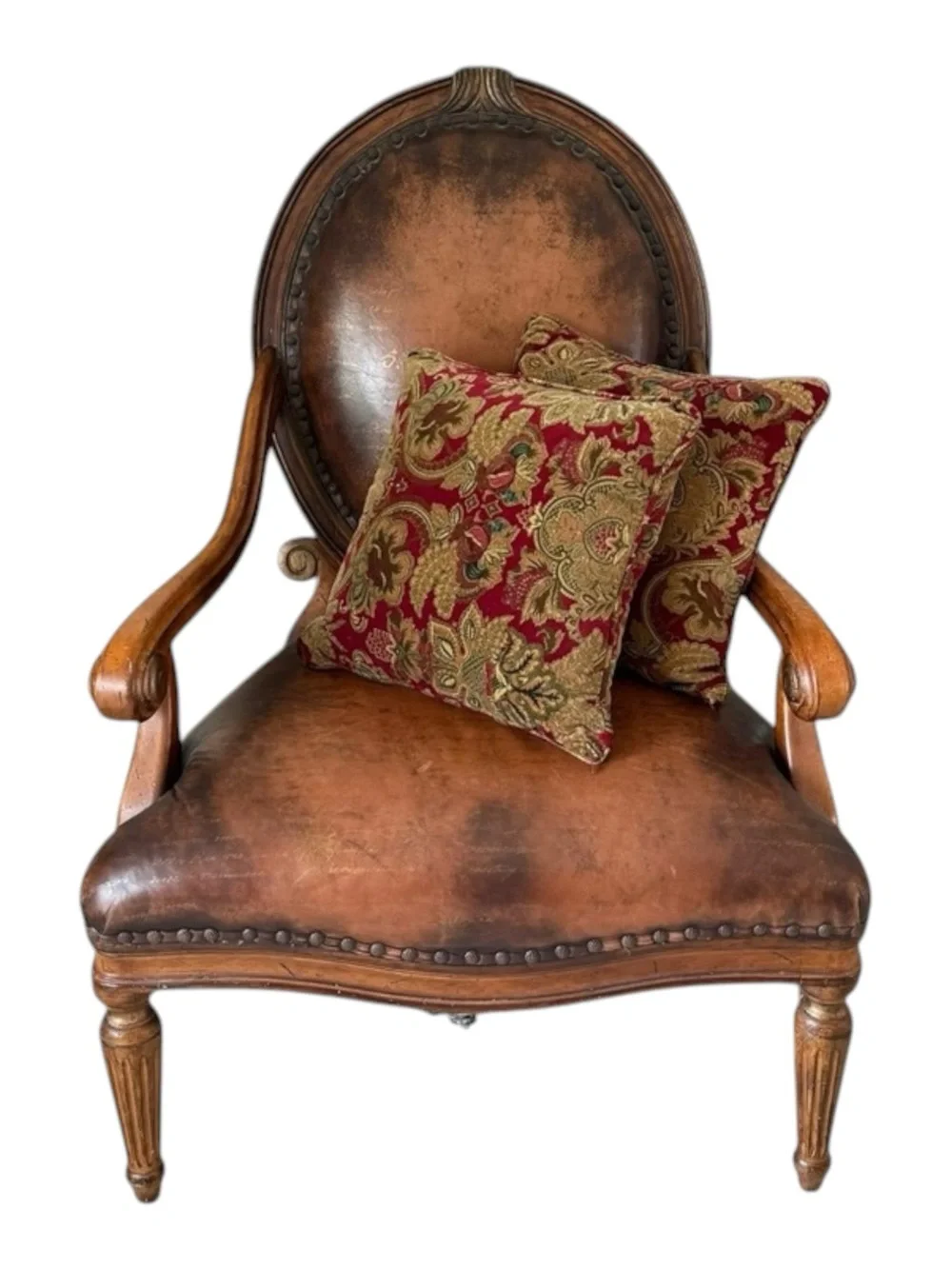 Ralph Lauren 𑗋 2 Red Jardiniere Velvet Throw Pillows 𑗋 Bed Sofa 𑗋 New Bohemian